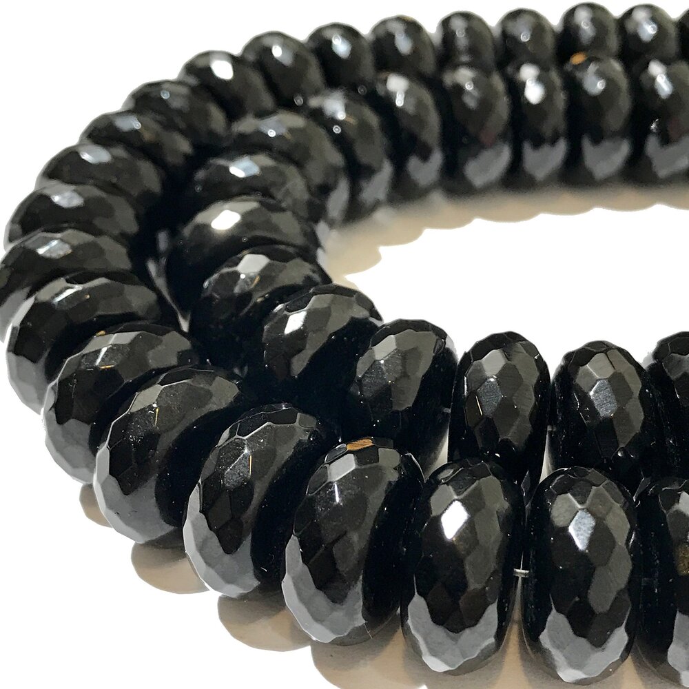 6856 ABCGEMS Rio-Grande Blackest-Black Onyx from Brazil Deep, Rich &